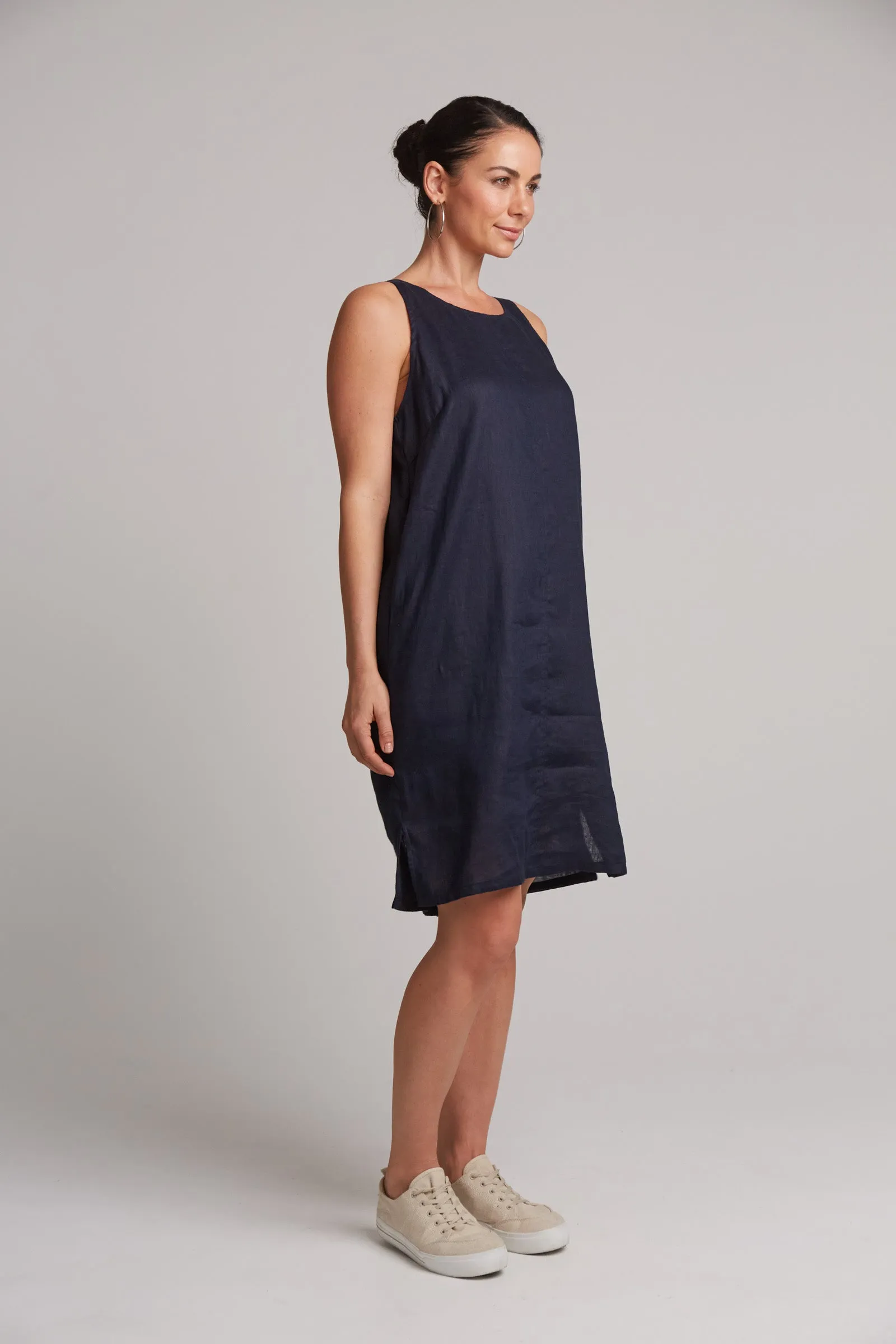 Studio Midi Dress - Navy