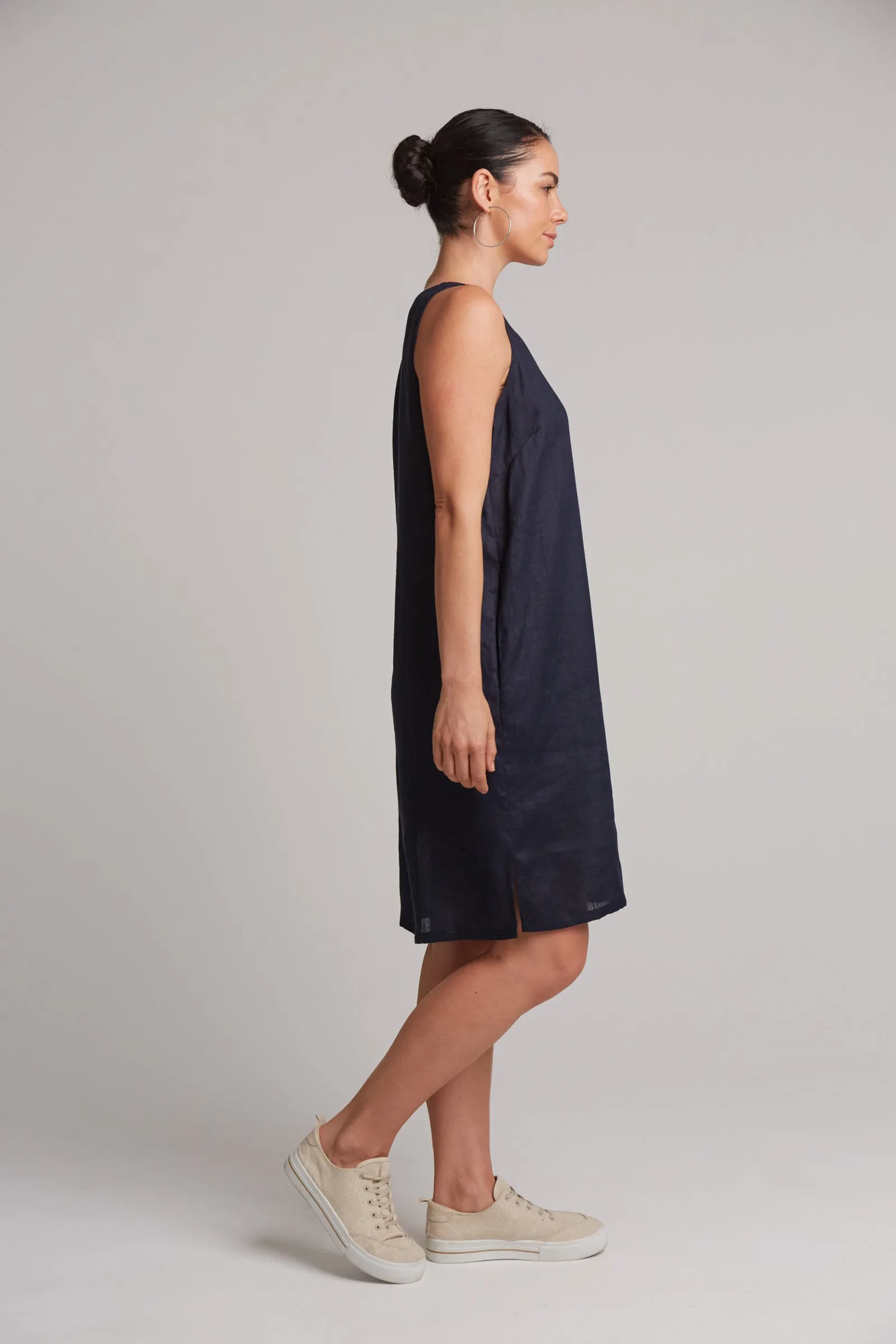 Studio Midi Dress - Navy