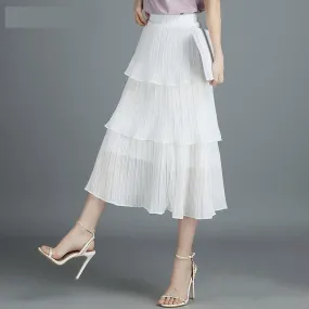 Summer Casual Dot Bud Lace Skirt