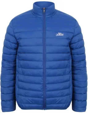 Tabor Quilted Puffer Jacket in Monoco Blue - Tokyo Laundry