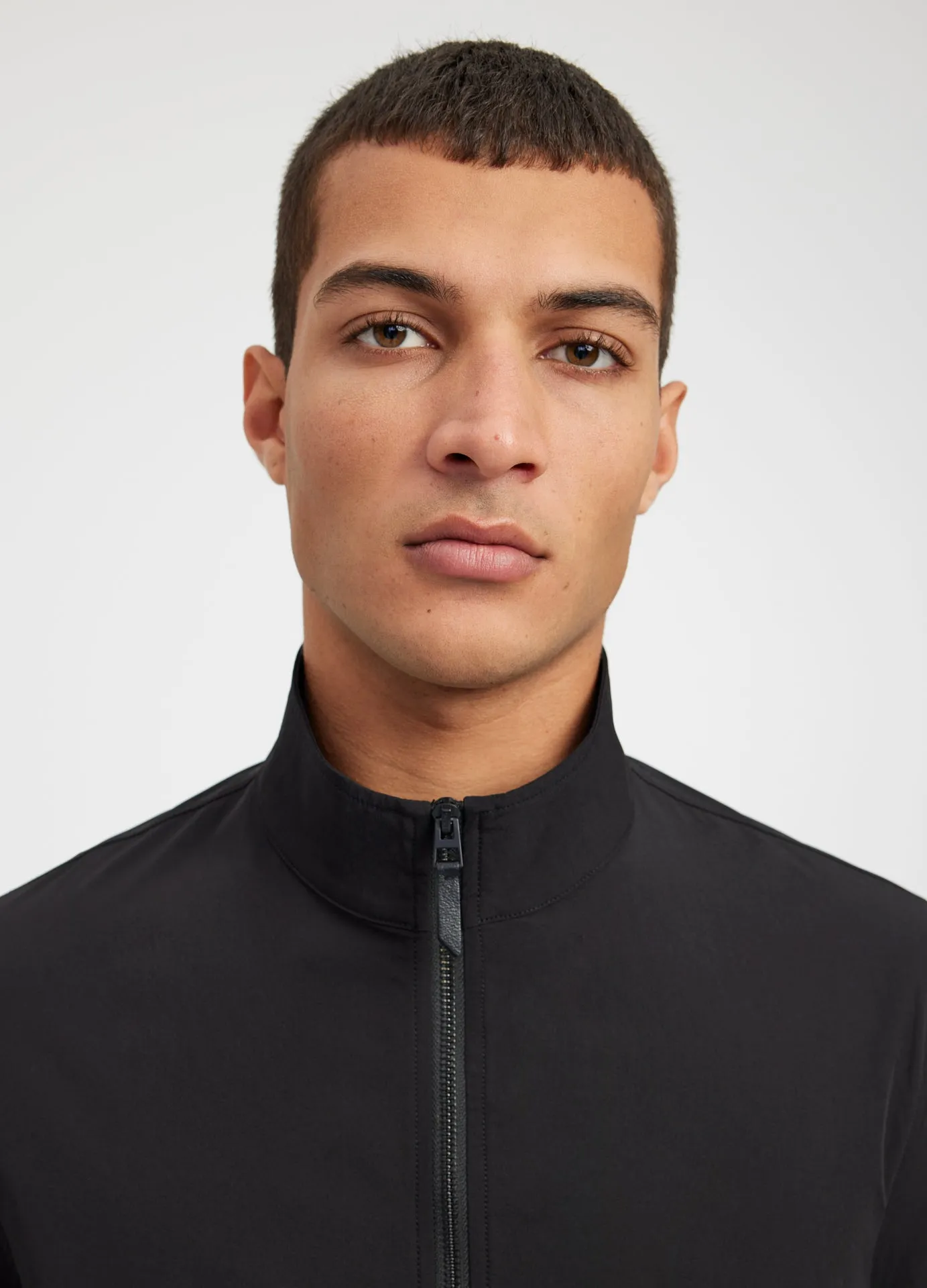 Tech Stretch Track Jacket Black