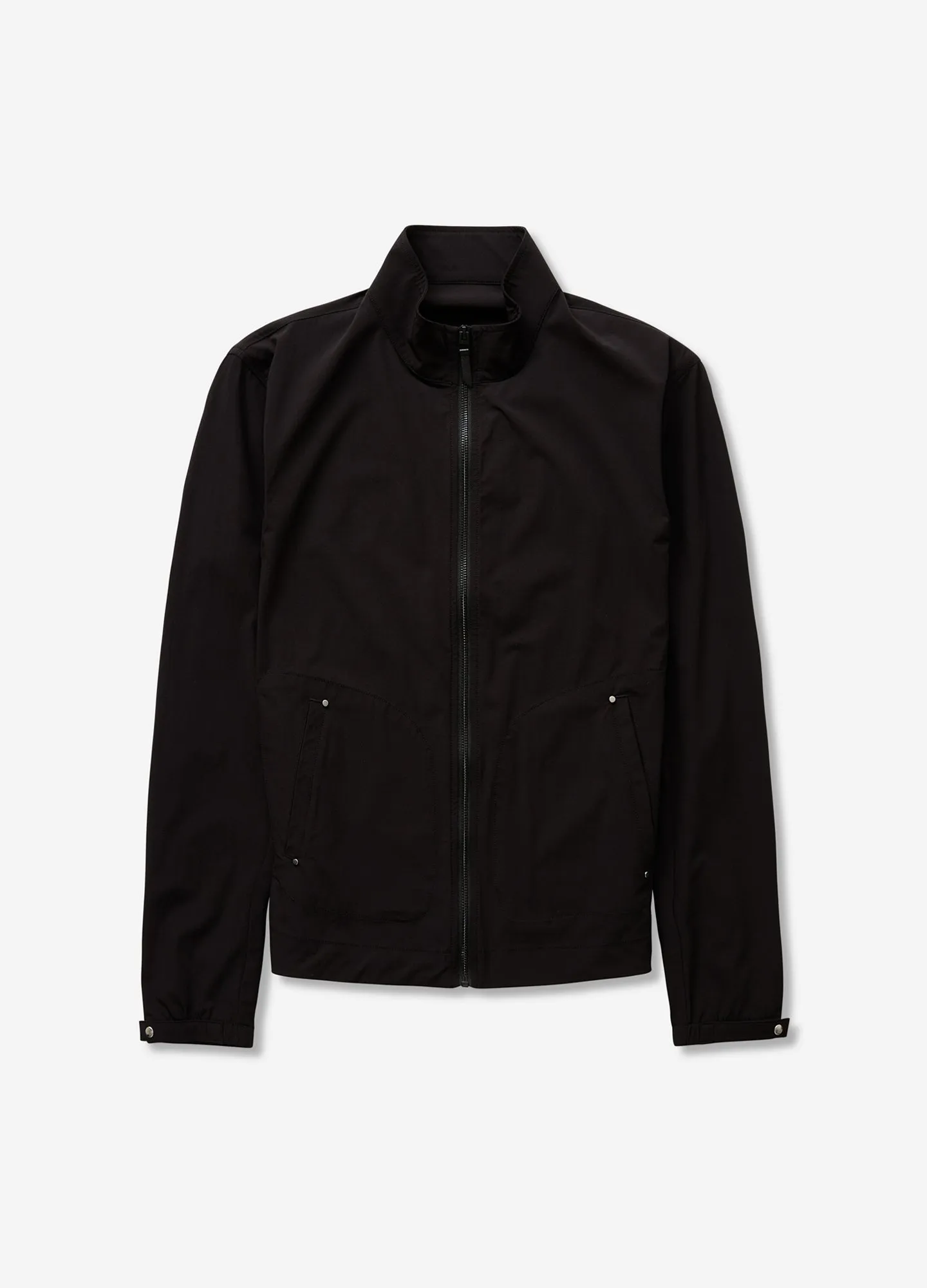 Tech Stretch Track Jacket Black