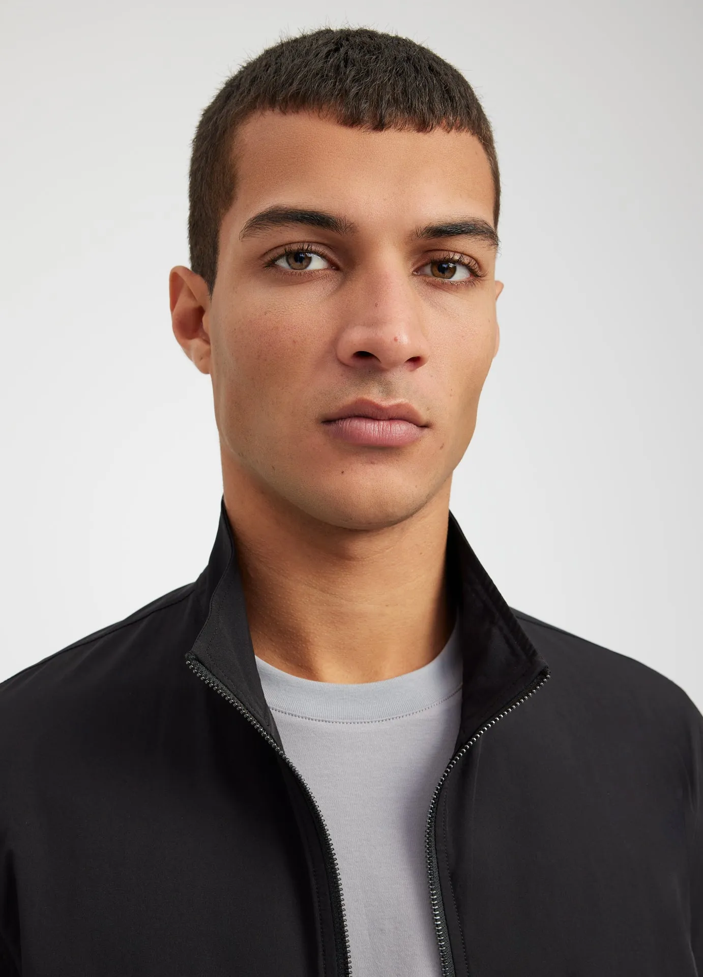 Tech Stretch Track Jacket Black