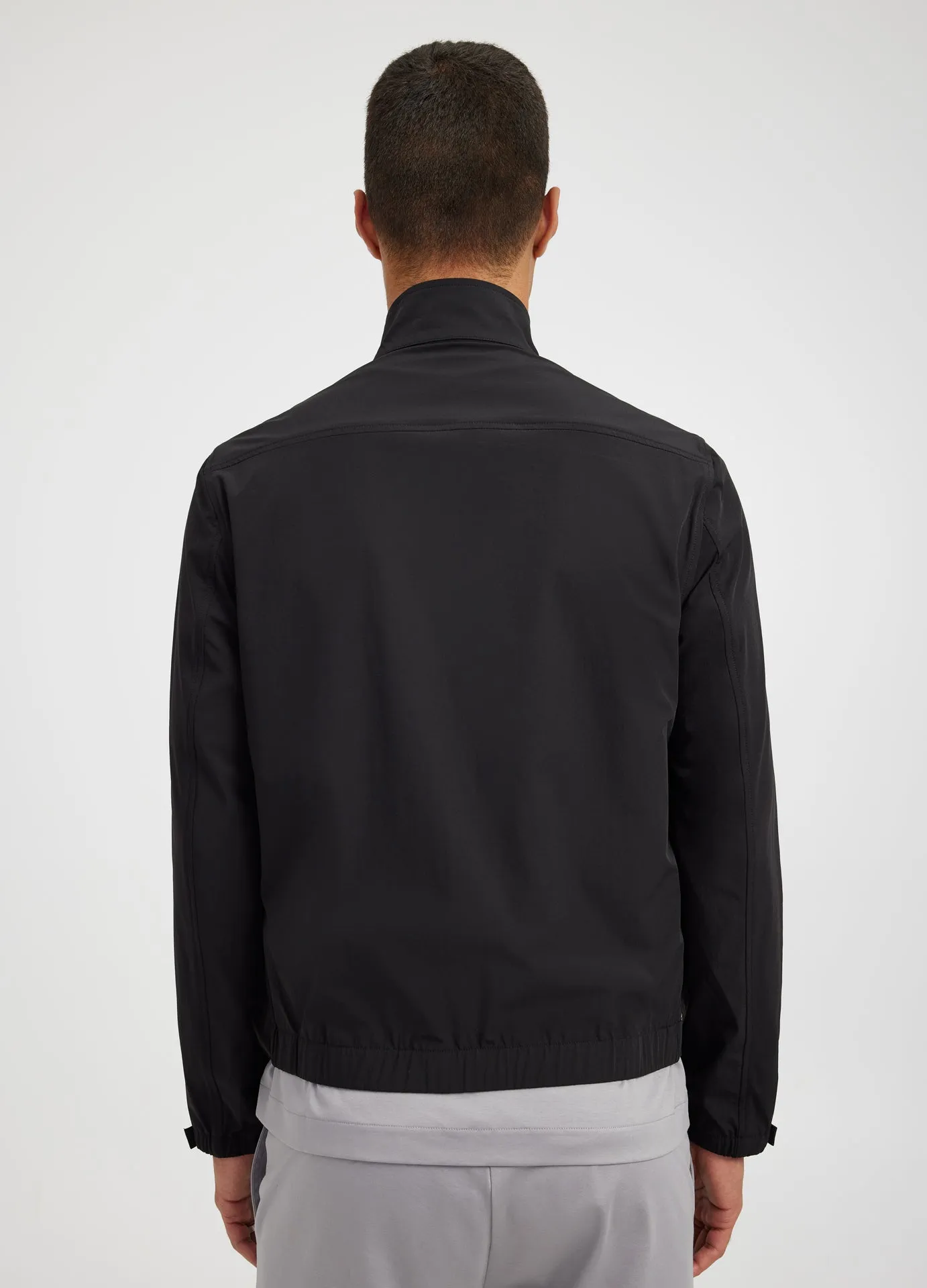 Tech Stretch Track Jacket Black