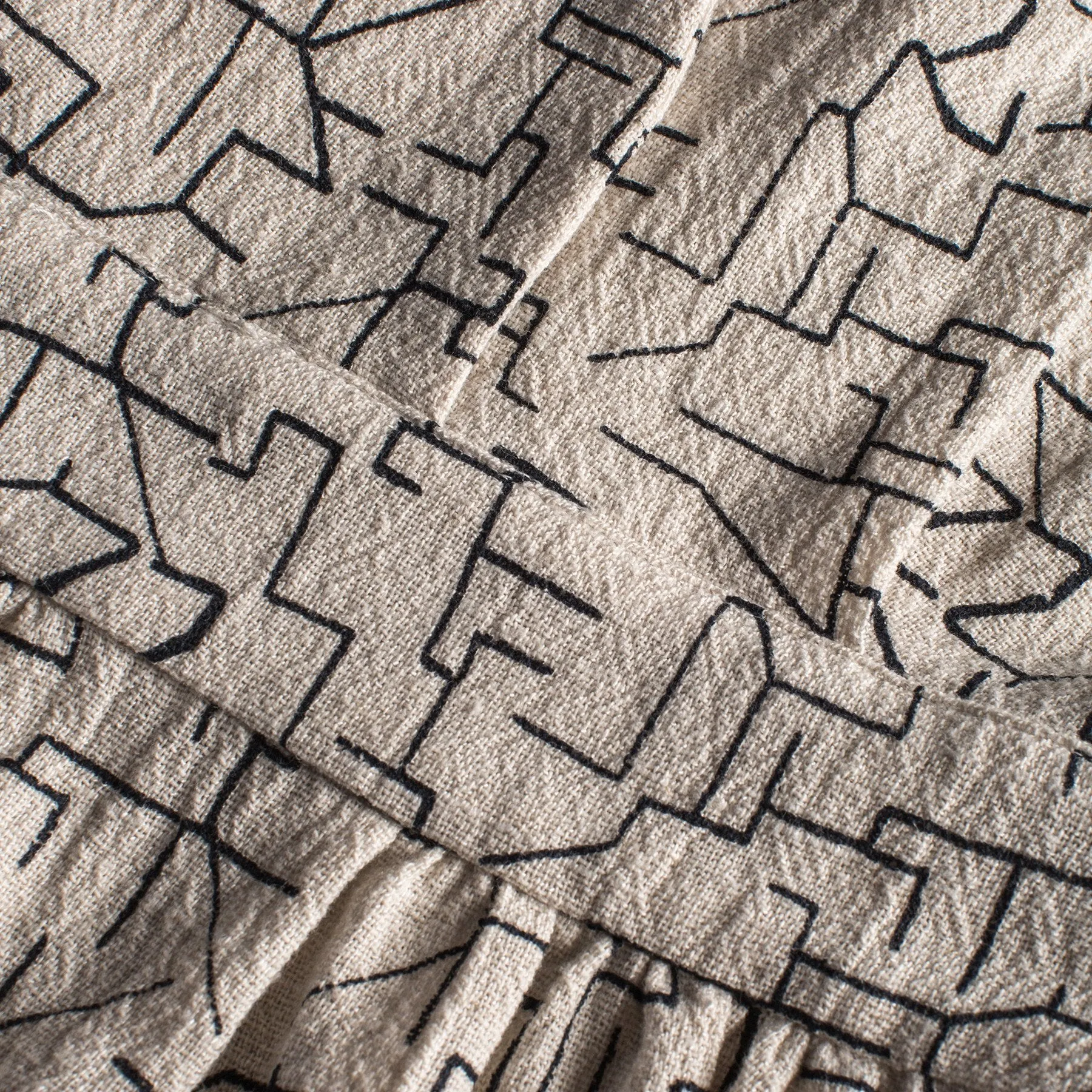 The Emma Dress in Maze Print