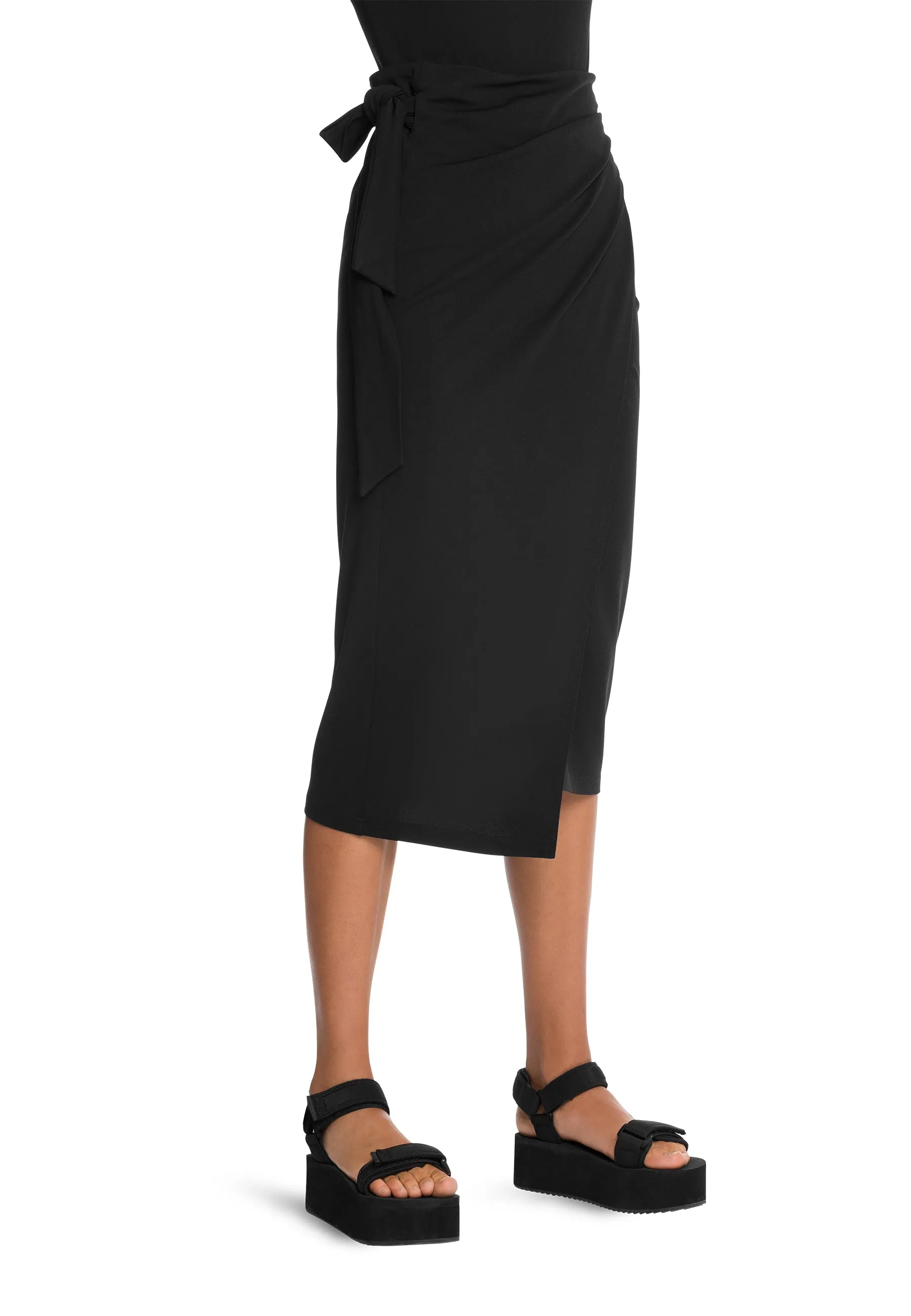 The Origami-Drape Wrap Skirt