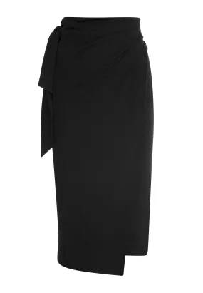 The Origami-Drape Wrap Skirt