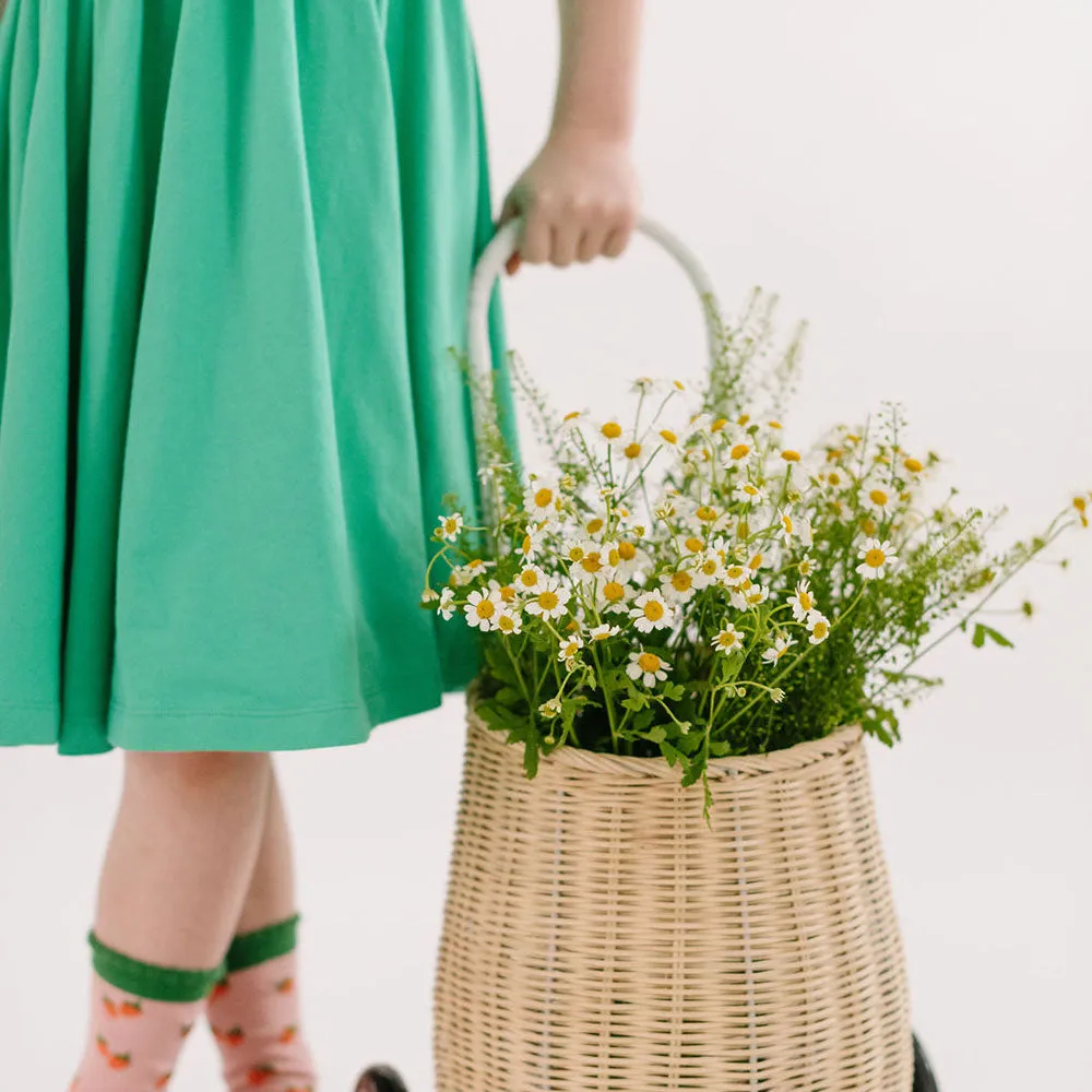 The Short Sleeve Ballet Dress in Mint Green