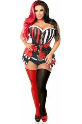 Top Drawer 3 PC Jokester Villian Corset Costume