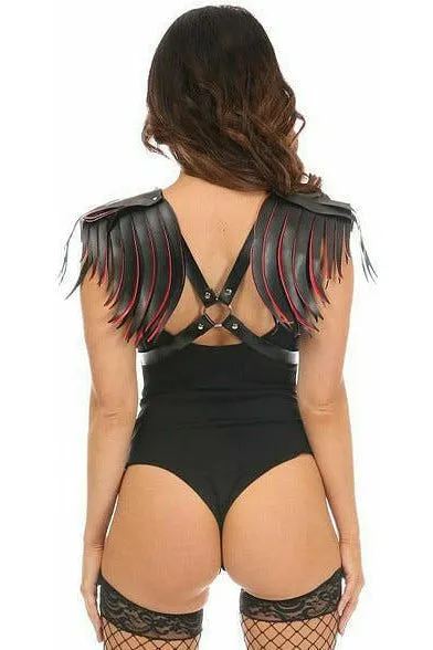 Vegan Leather Body Harness w/Fringe