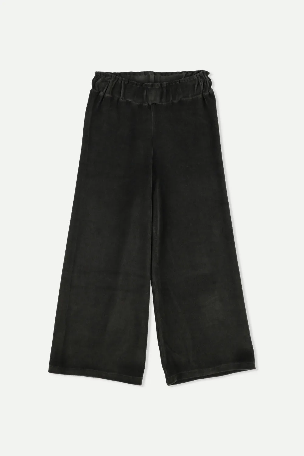 Velour flared pants