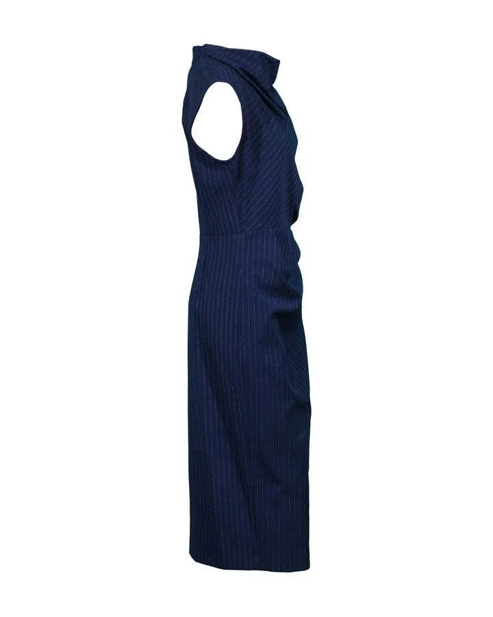 Veronica Beard Athene Pinstriped Dress