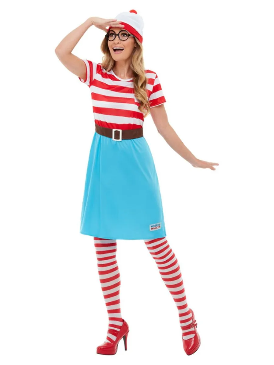 Where's Wally Wenda Costume Adult