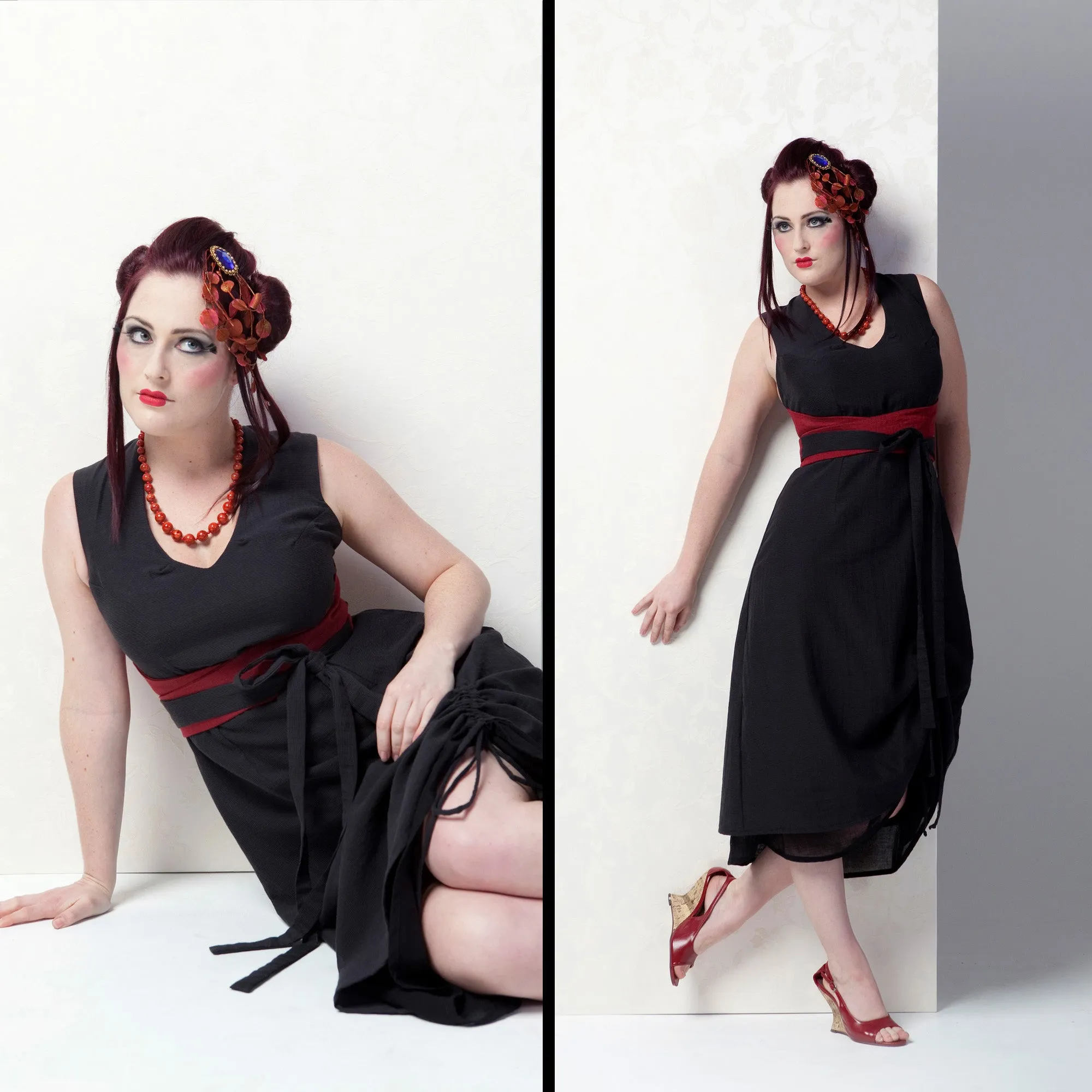 WISTERIA CROSS-OVER DRESS