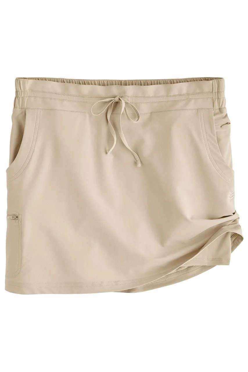 Women's Mendocino Travel Skort  |  Suede