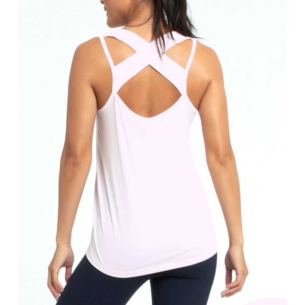 Women's Training Sport Top,Light Pink