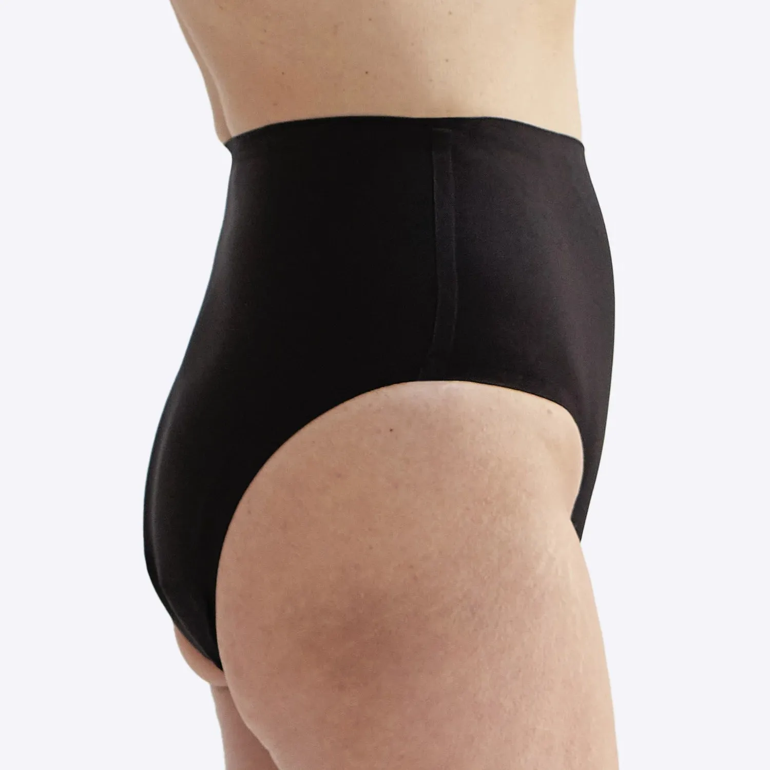 WUKA Drytech™ High Waist - For Light Leaks - Black