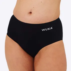 WUKA Stretch Seamless Midi Brief - Light Flow  Black