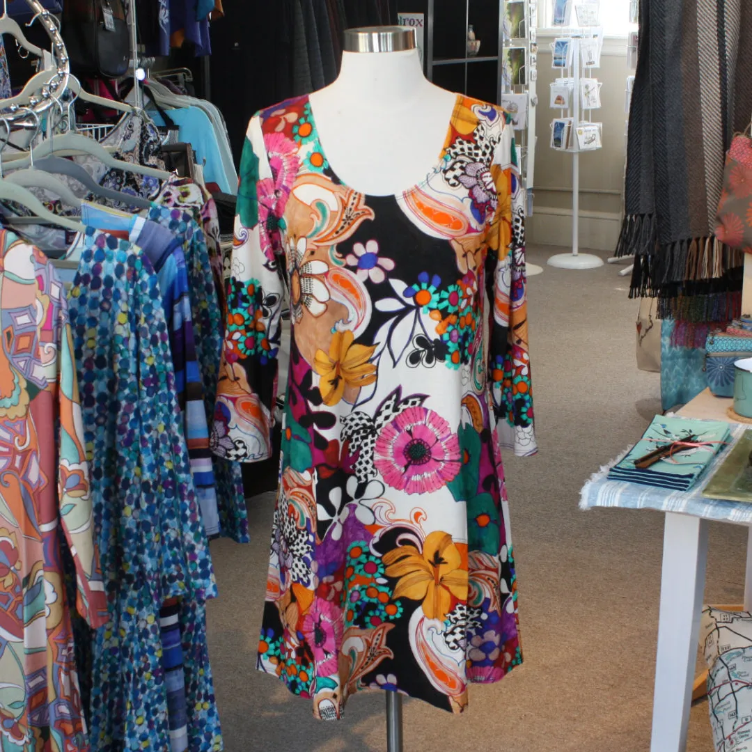 Yoko (MD) - 3/4 sleeve Lucy dress by Salaam Clothing
