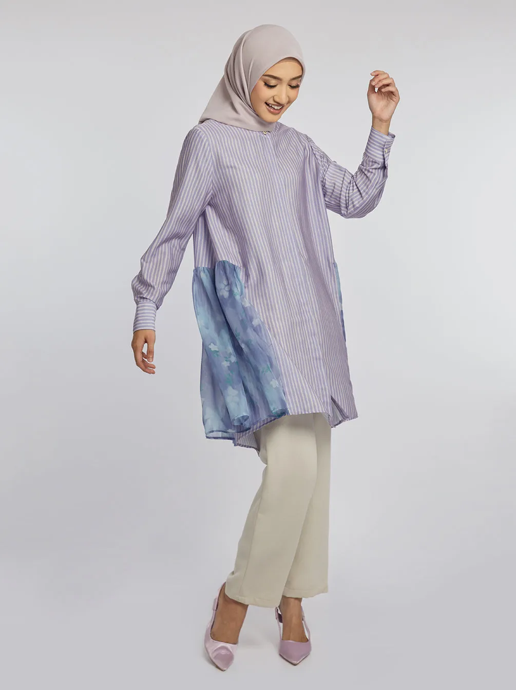 ZINI TUNIC BLUEBERRY